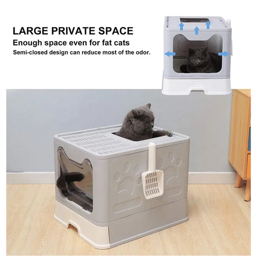 Privacy Cat Litter Box